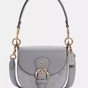 Coach Kleo Gray Suede 5687
